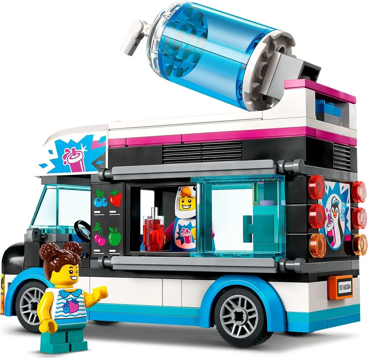 LEGO City 60384 Penguin Slushy Van set, image 3
