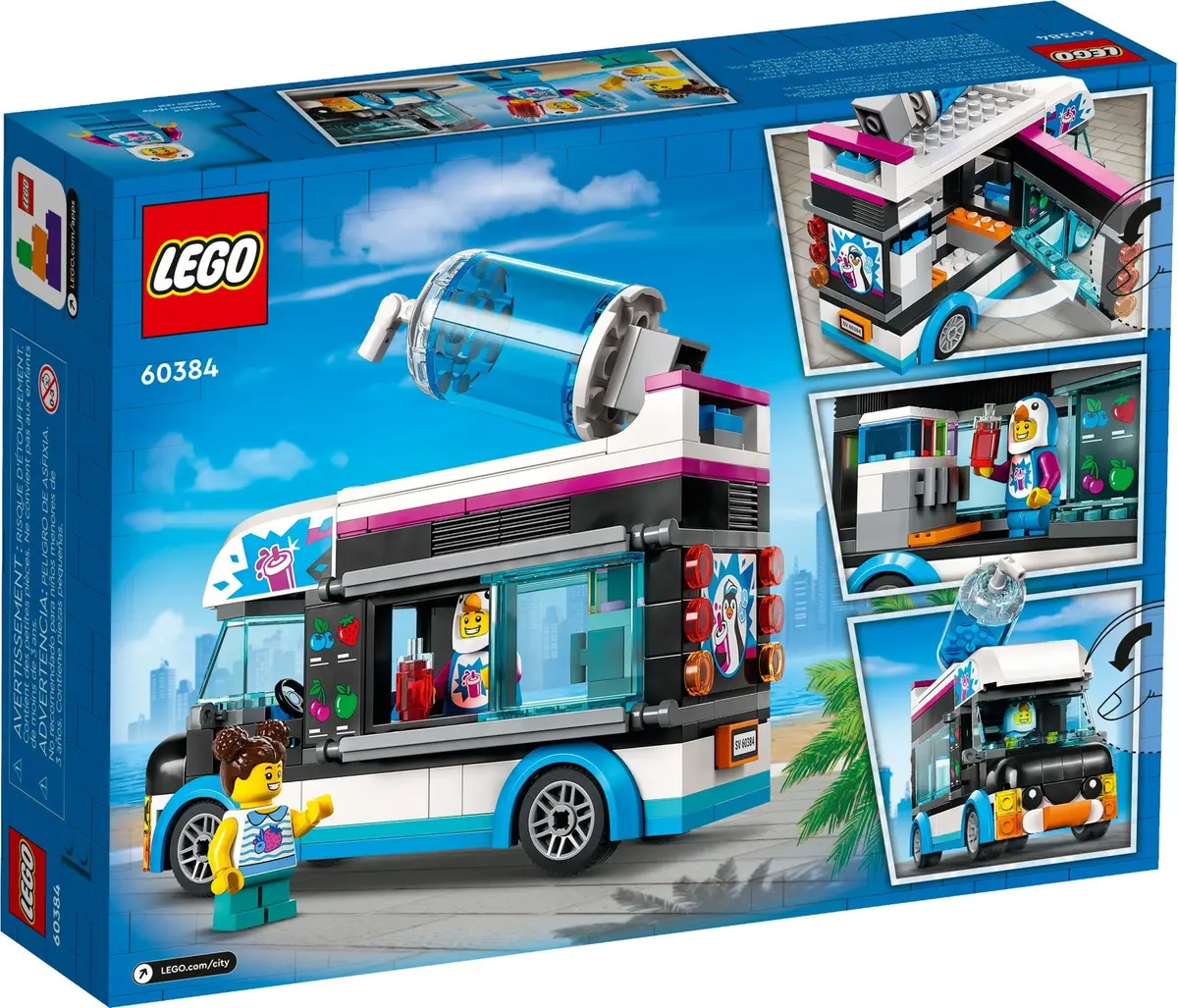 LEGO City 60384 Penguin Slushy Van set, image 8