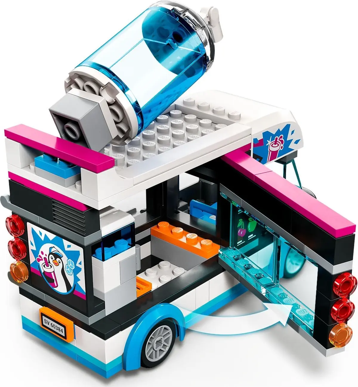 LEGO City 60384 Penguin Slushy Van set, image 6