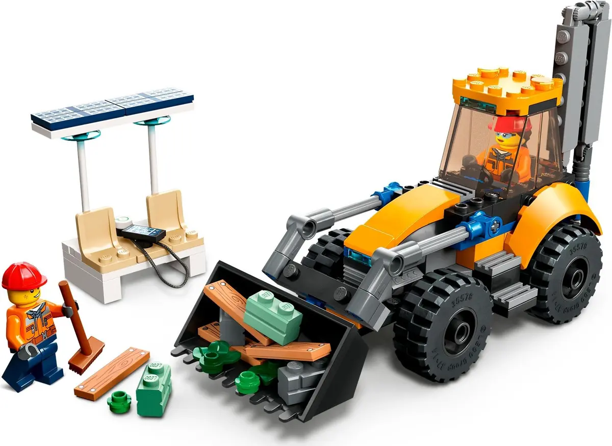 LEGO City 60385 Construction Digger set, image 3