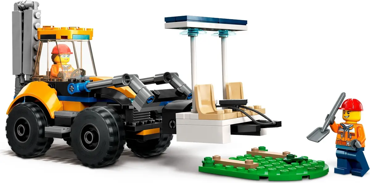 LEGO City 60385 Construction Digger set, image 4