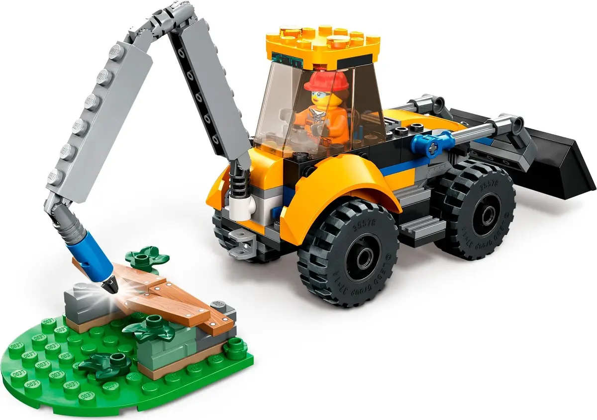 LEGO City 60385 Construction Digger set, image 5