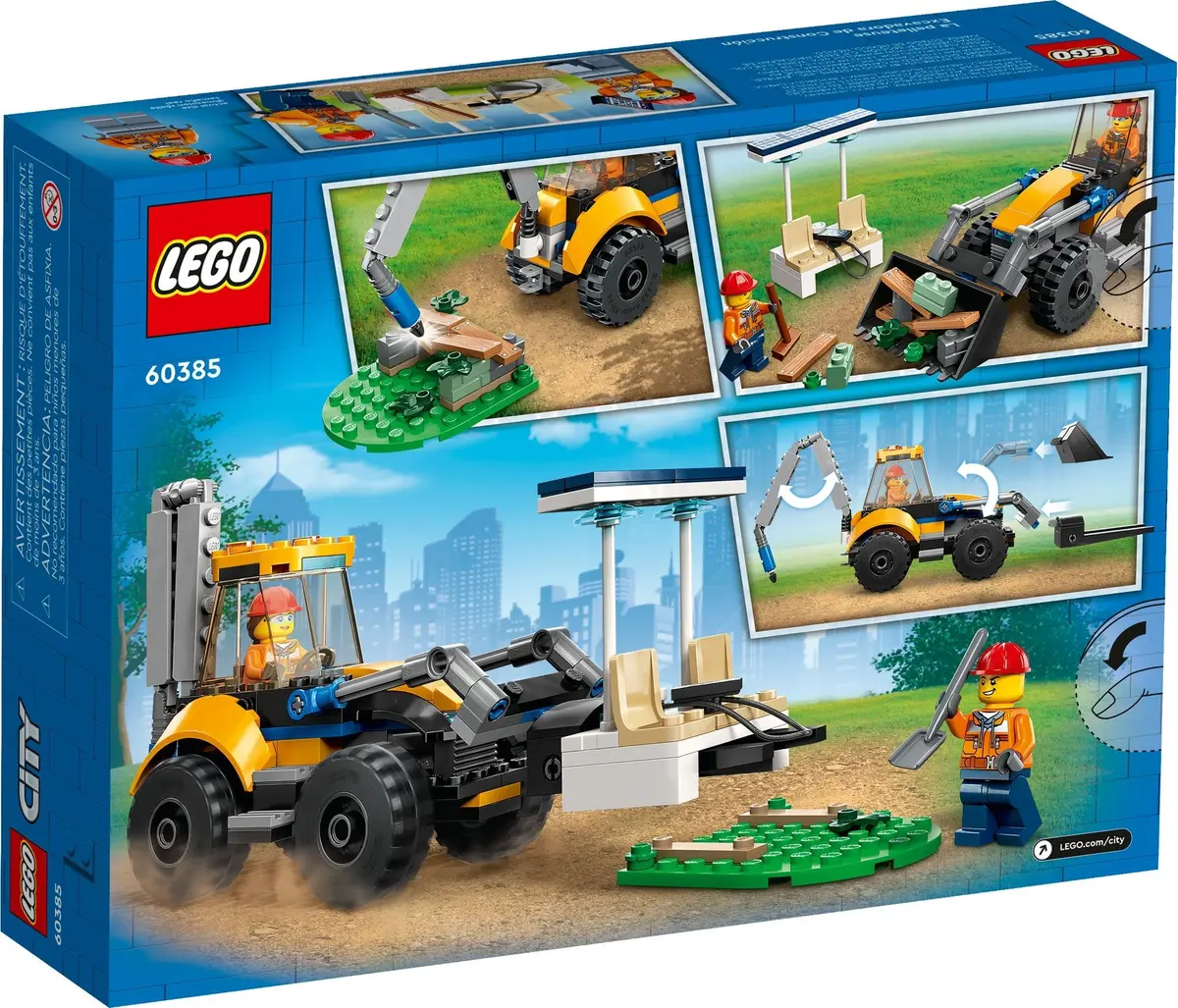 LEGO City 60385 Construction Digger set, image 8