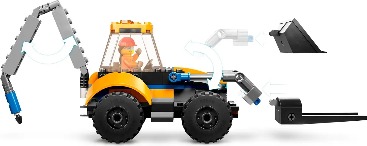 LEGO City 60385 Construction Digger set, image 6