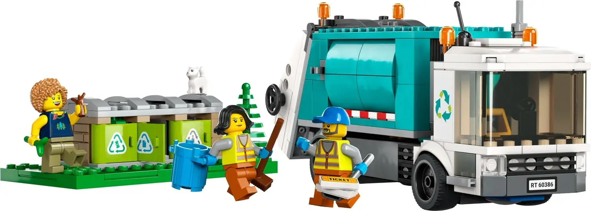 LEGO City 60386 Recycling Truck set