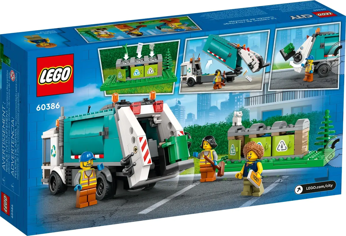 LEGO City 60386 Recycling Truck set, image 10
