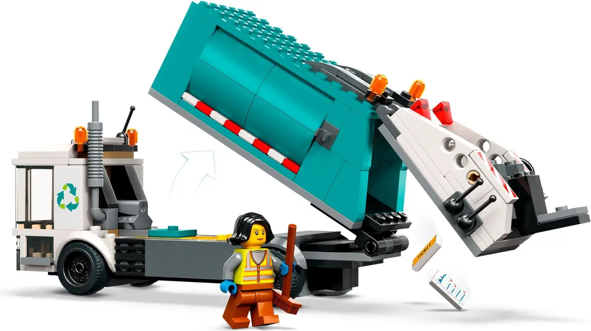 LEGO City 60386 Recycling Truck set, image 6