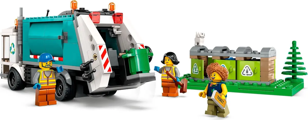 LEGO City 60386 Recycling Truck set, image 5
