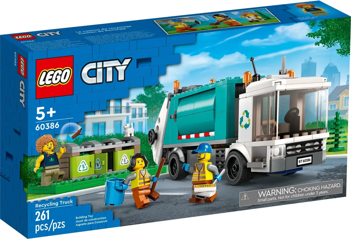 LEGO City 60386 Recycling Truck set, image 2