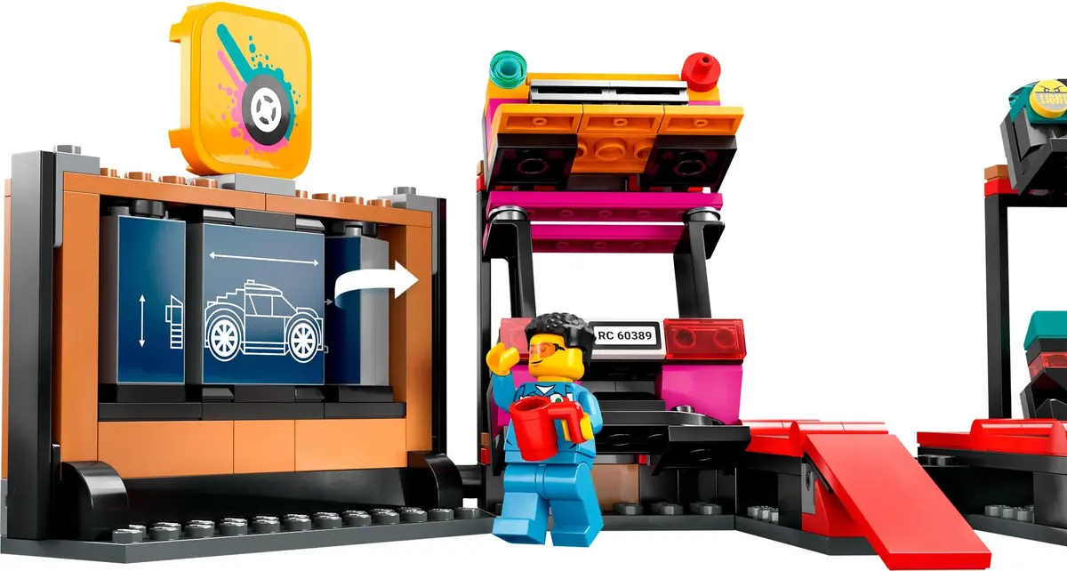 LEGO City 60389 Custom Car Garage set, image 7
