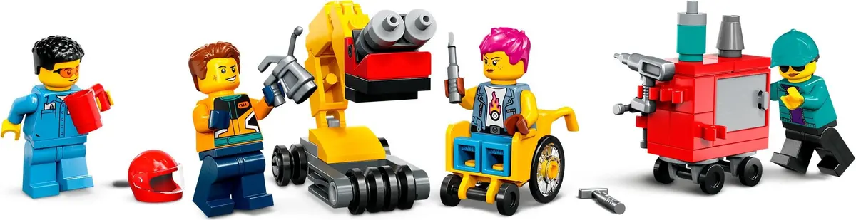 LEGO City 60389 Custom Car Garage set, image 8