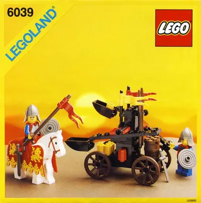 LEGO Castle 6039 Twin-Arm Launcher set