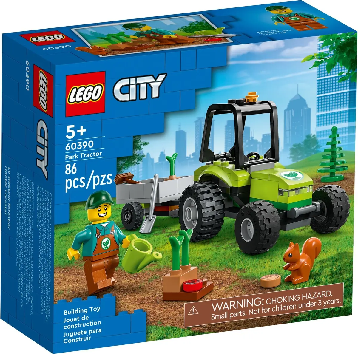 LEGO City 60390 Park Tractor set, image 2