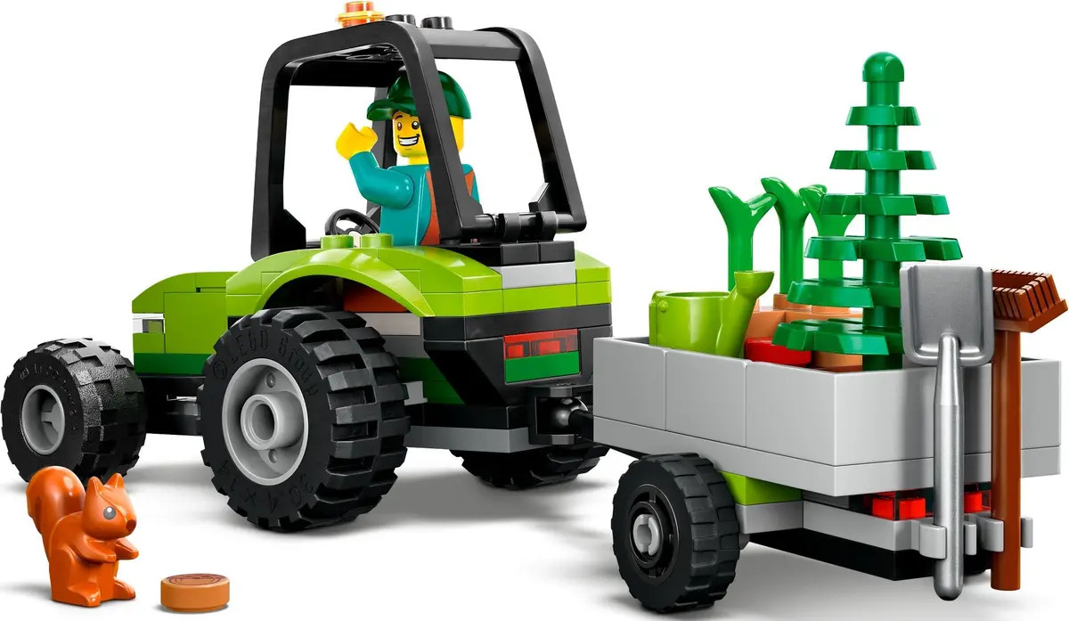 LEGO City 60390 Park Tractor set, image 3