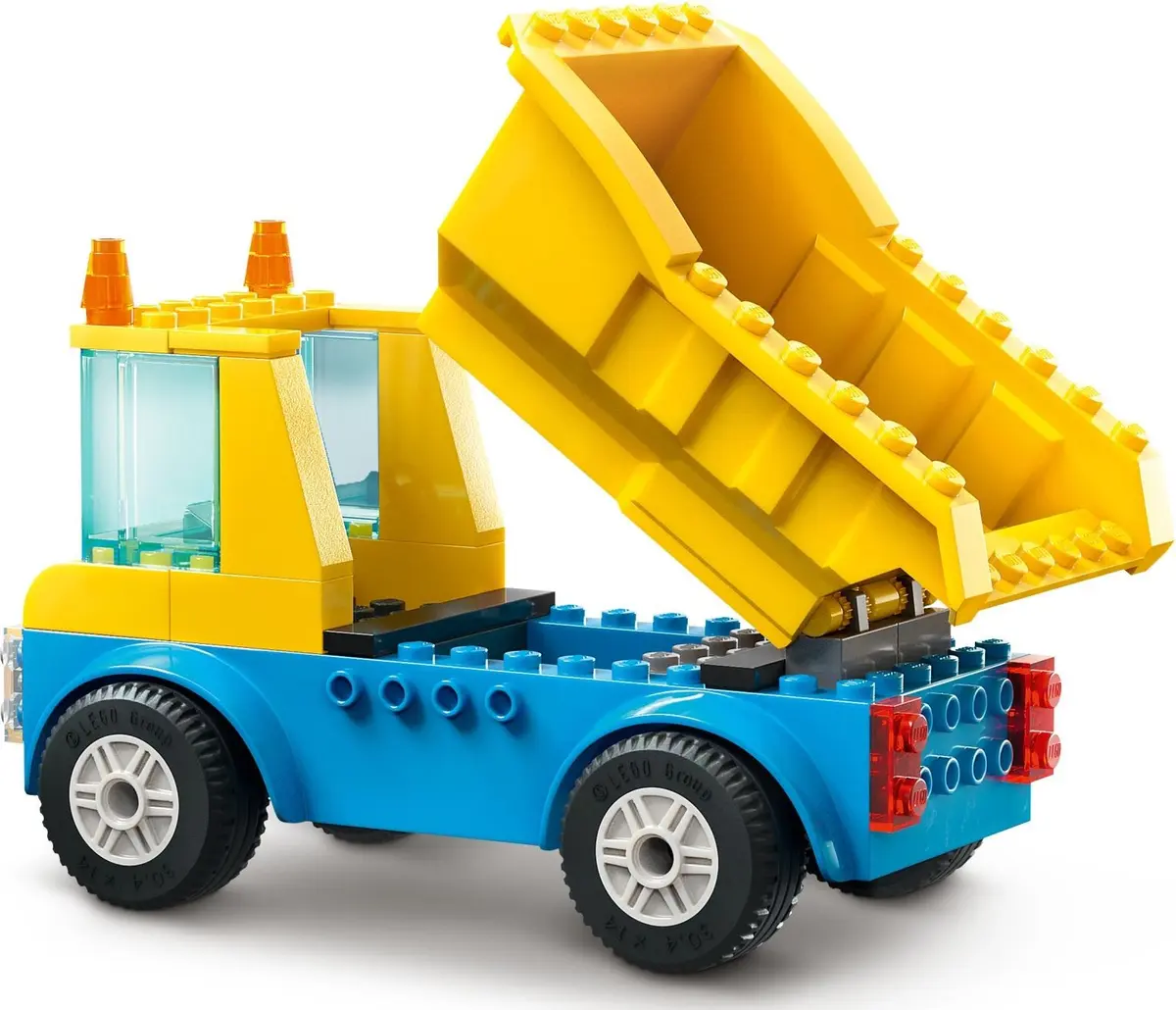 LEGO City 60391 Construction Trucks and Wrecking Ball Crane set, image 5