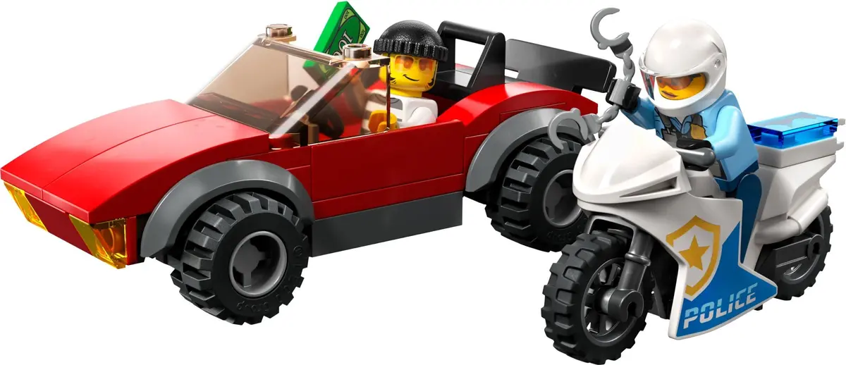 LEGO City 60392 Police Bike Car Chase set
