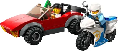 LEGO City 60392 Police Bike Car Chase set