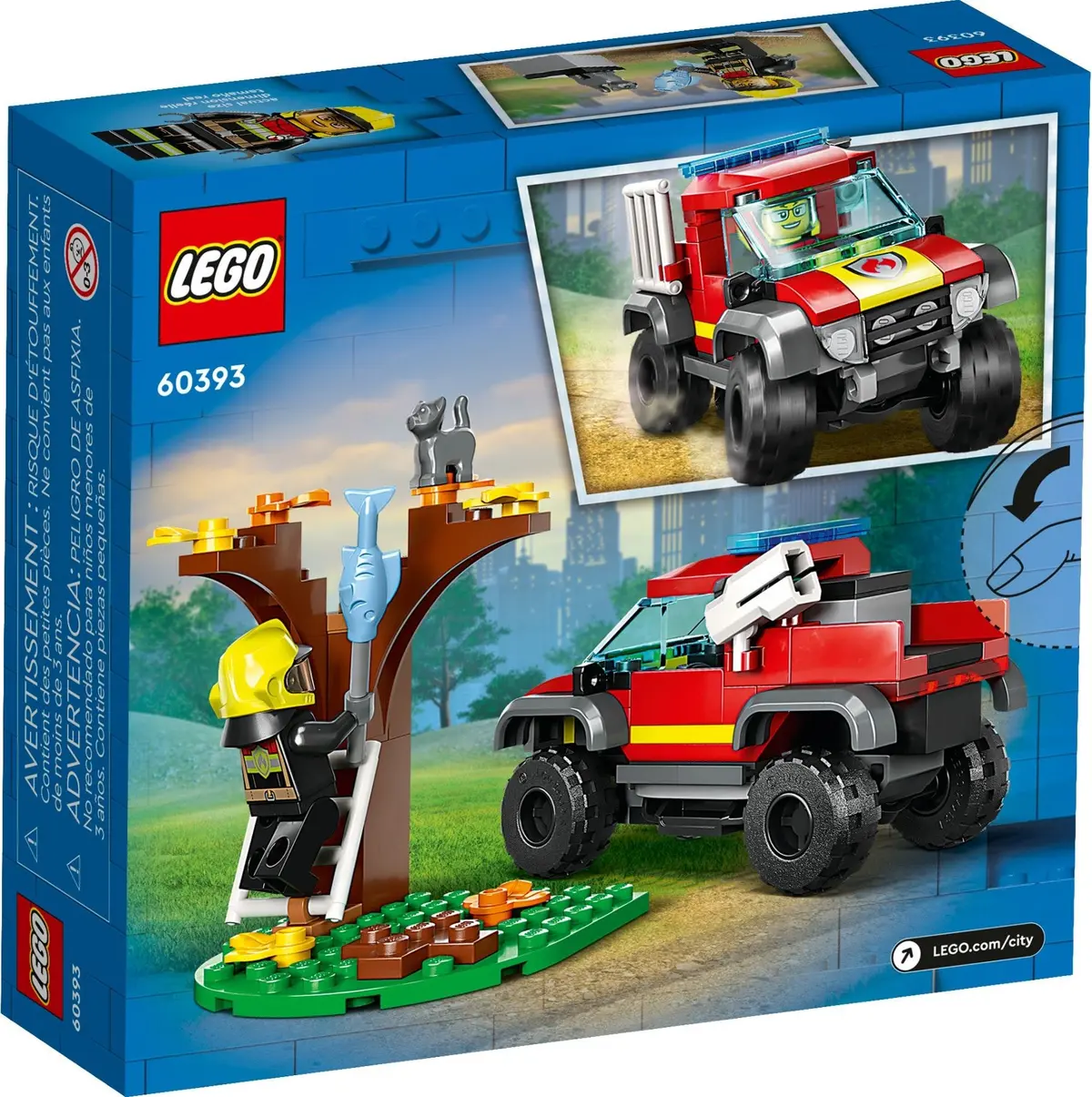 LEGO City 60393 4x4 Fire Truck Rescue set, image 6