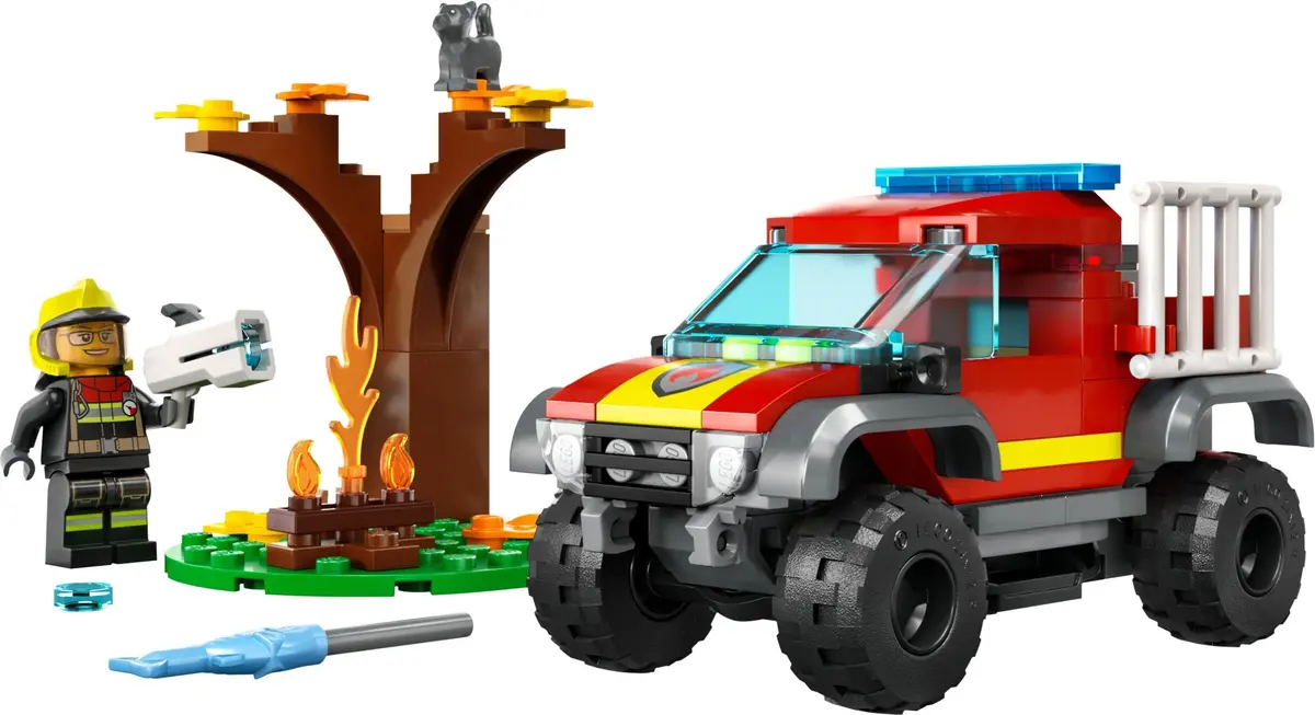 LEGO City 60393 4x4 Fire Truck Rescue set