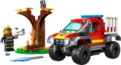 LEGO City 60393 4x4 Fire Truck Rescue set