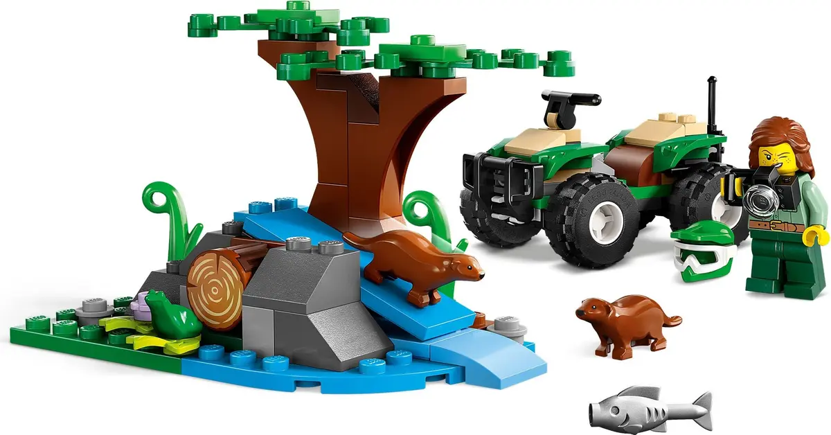 LEGO City 60394 ATV and Otter Habitat set, image 3