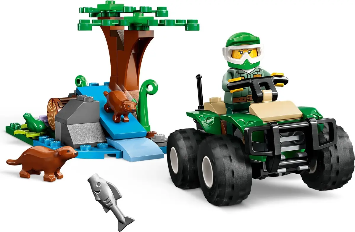 LEGO City 60394 ATV and Otter Habitat set, image 4