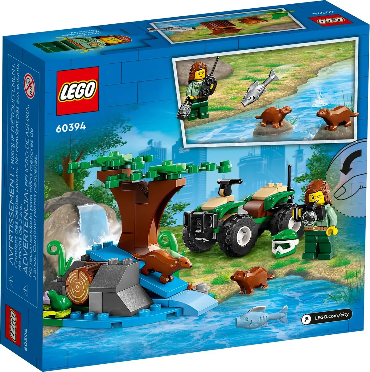 LEGO City 60394 ATV and Otter Habitat set, image 7
