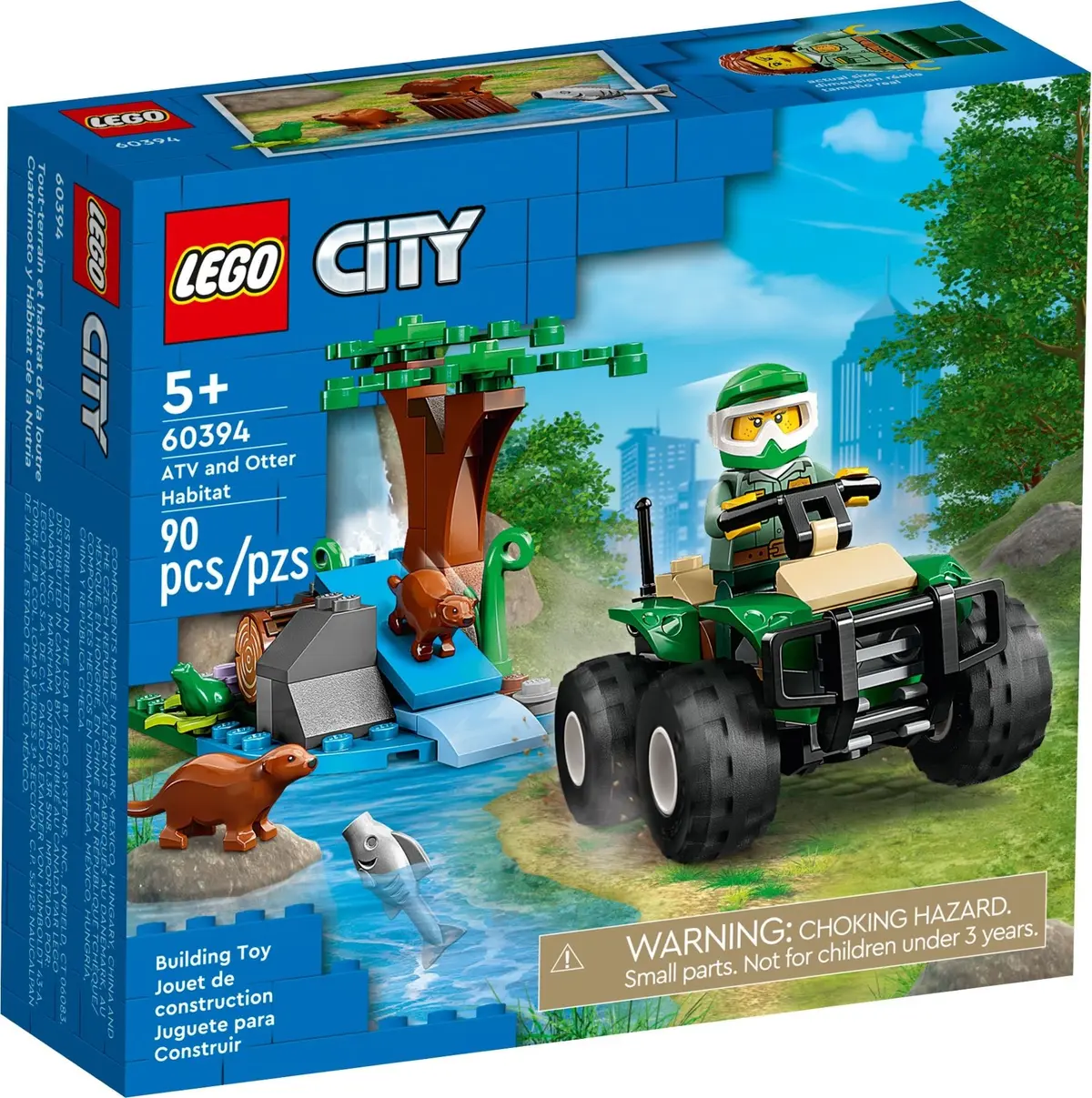 LEGO City 60394 ATV and Otter Habitat set, image 2