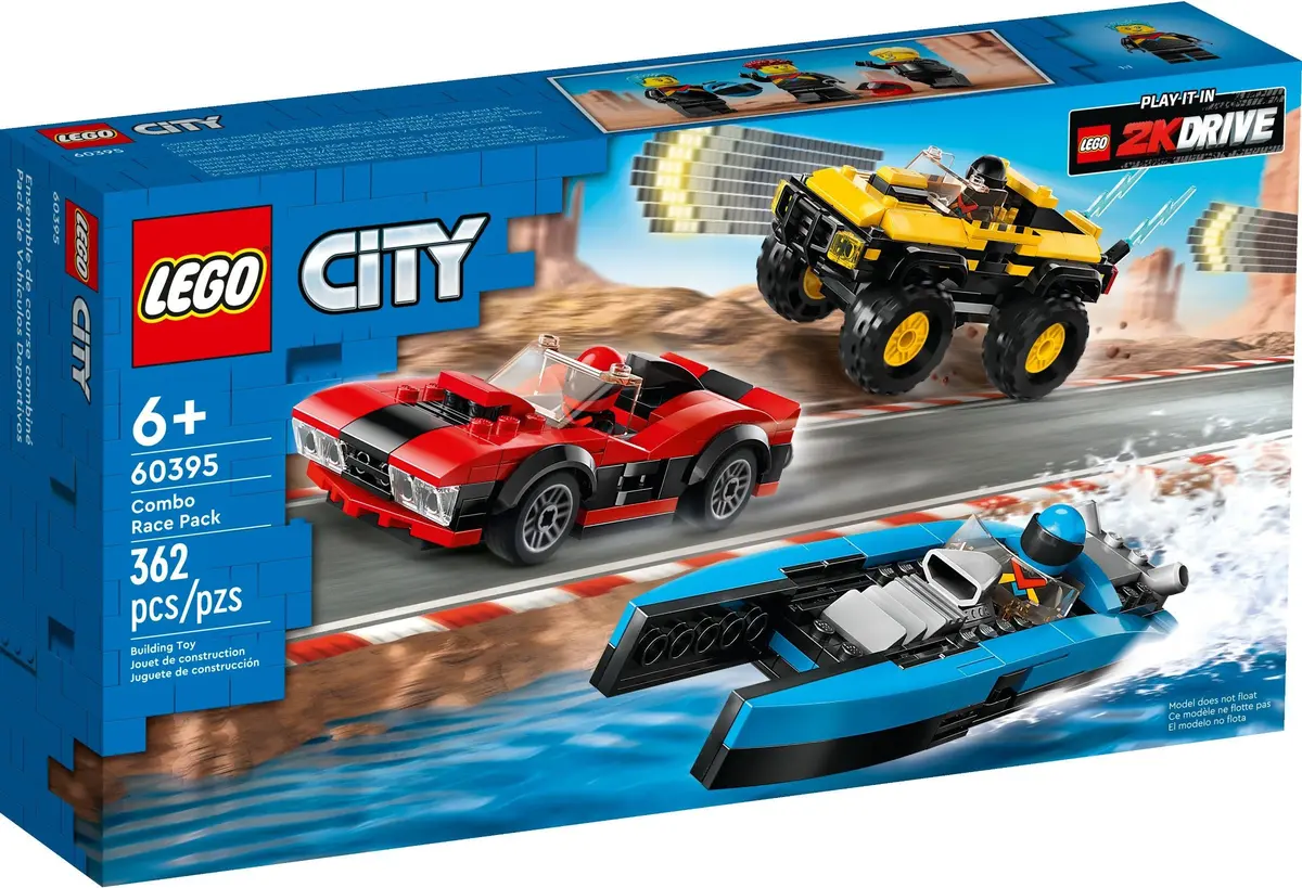 LEGO City 60395 Combo Race Pack set, image 2