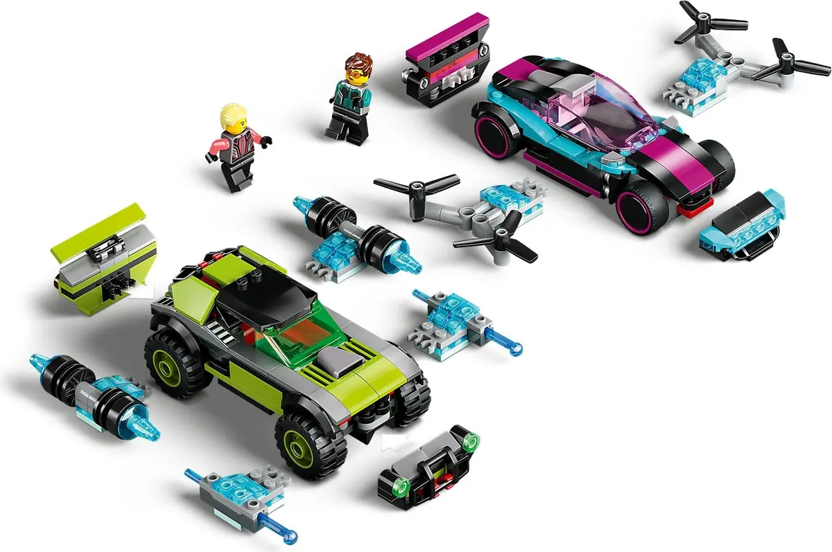 LEGO City 60396 Modified Race Cars set, image 4