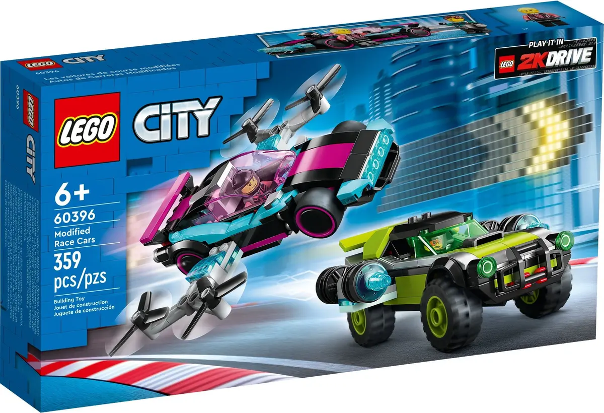 LEGO City 60396 Modified Race Cars set, image 2