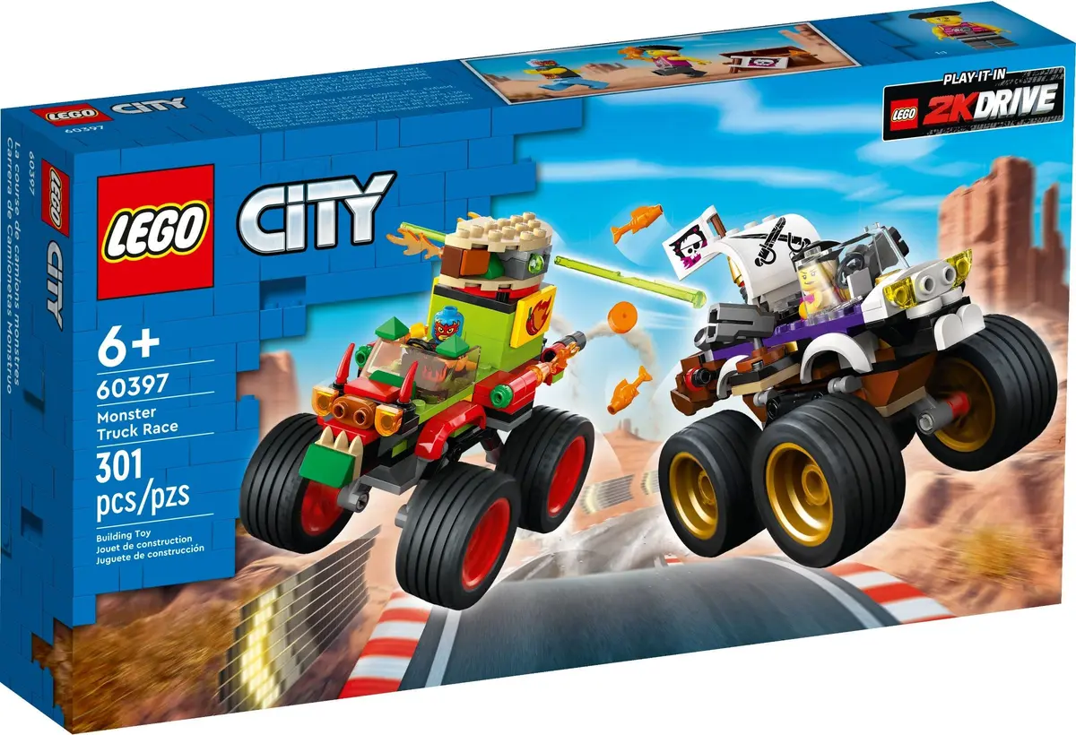 LEGO City 60397 Monster Truck Race set, image 2