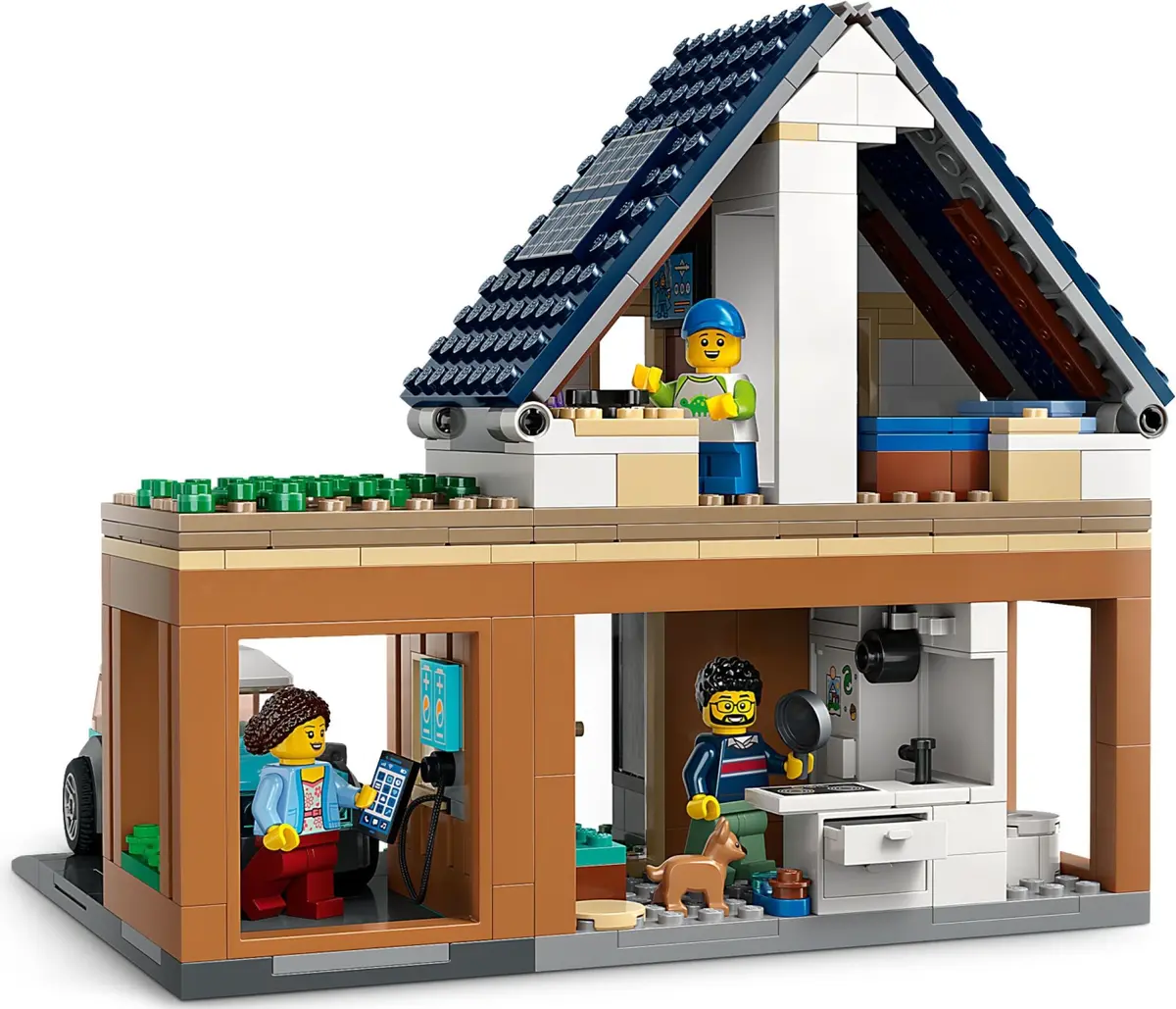 LEGO City 60398 Family House and Electric Car set, image 5