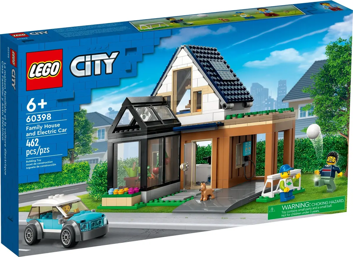 LEGO City 60398 Family House and Electric Car set, image 2