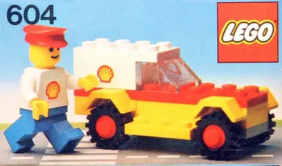 LEGO Town 604 Shell Service Car set