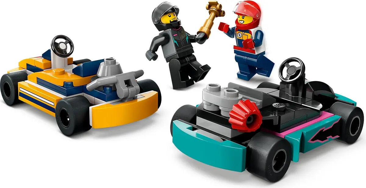 LEGO City 60400 Go-Karts and Race Drivers set, image 3