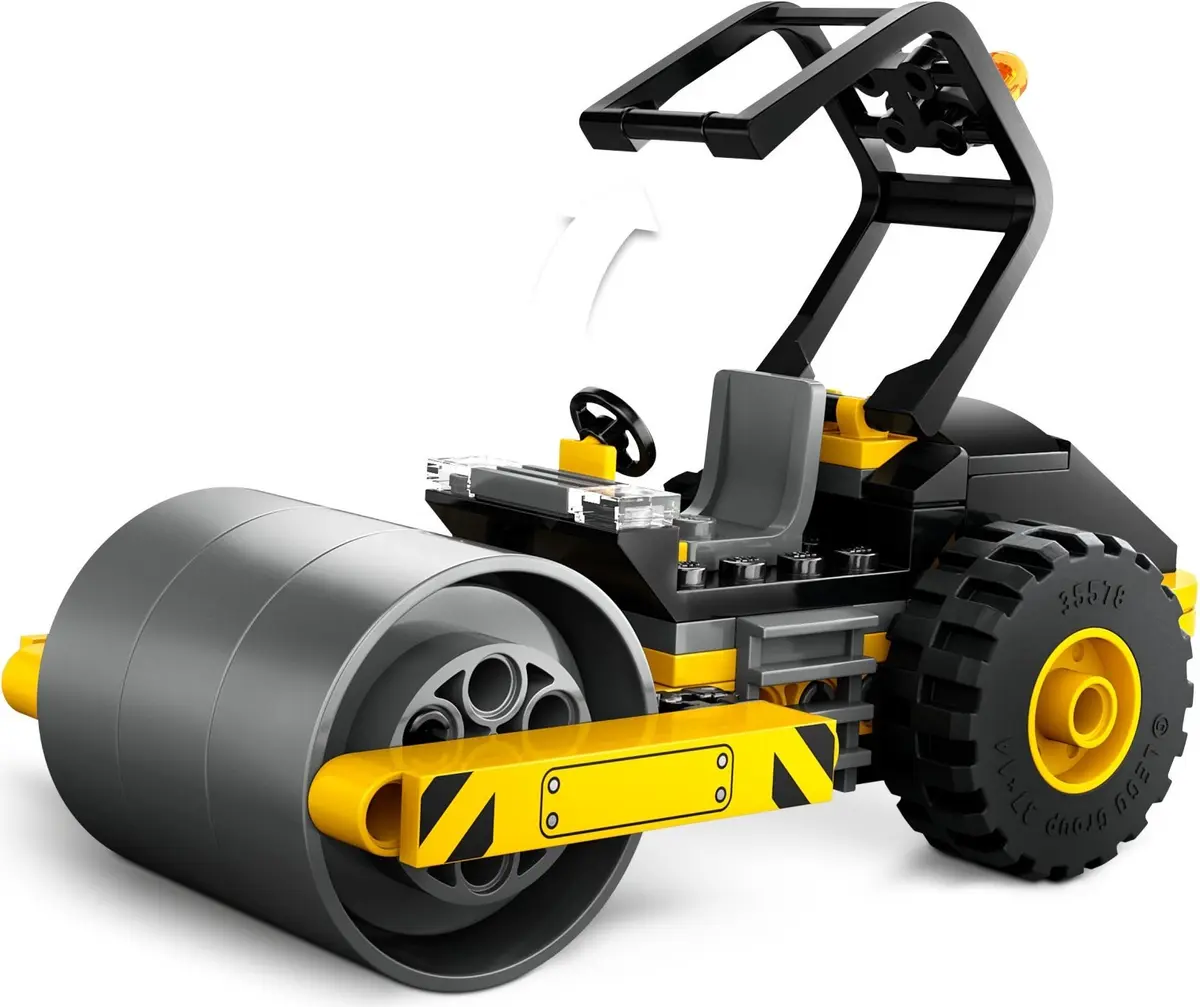 LEGO City 60401 Construction Steamroller set, image 4
