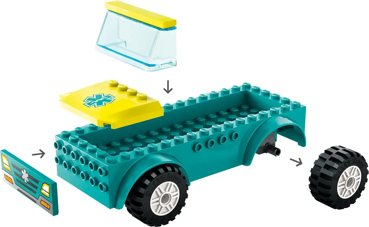 LEGO City 60403 Emergency Ambulance set, image 4