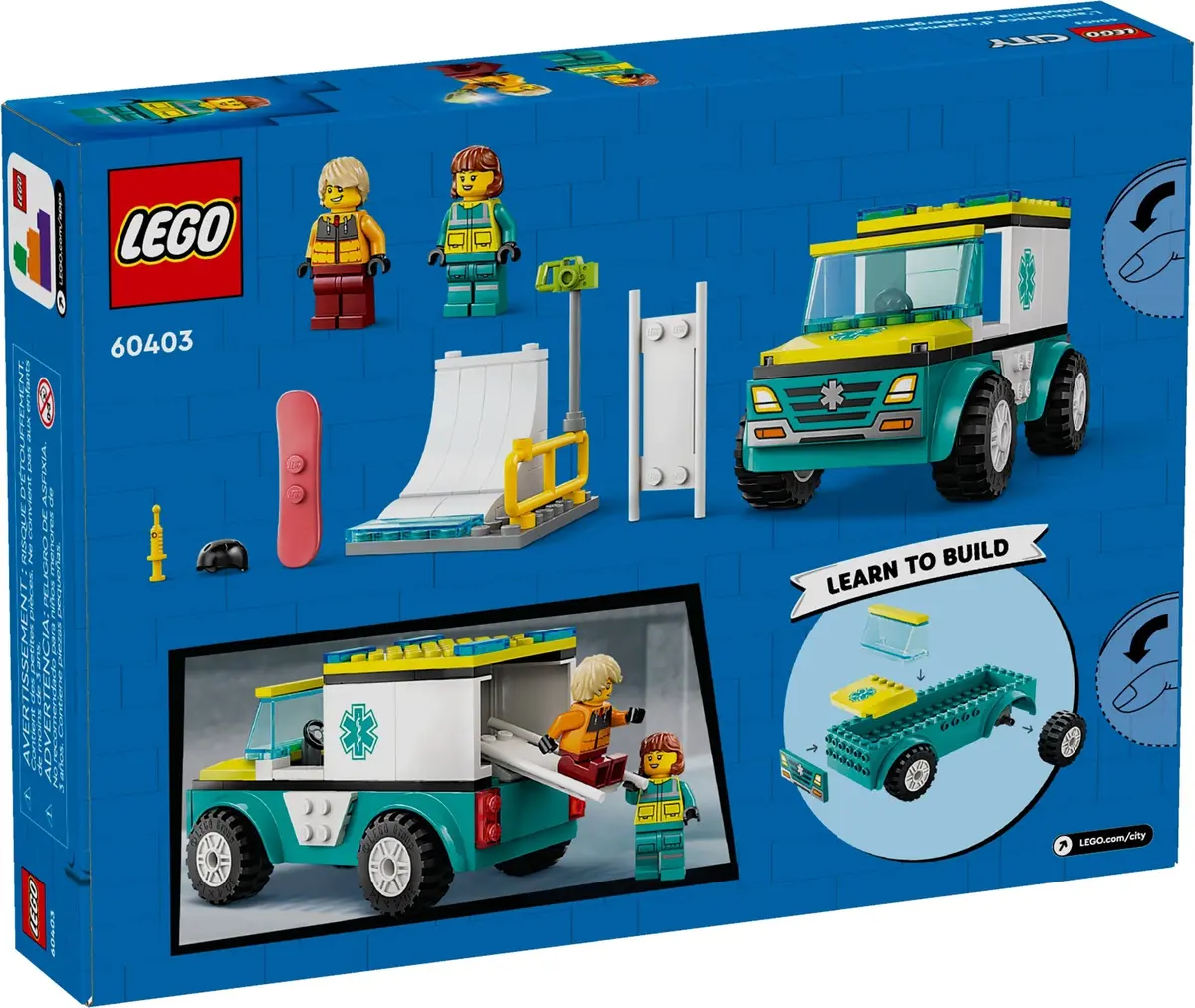 LEGO City 60403 Emergency Ambulance set, image 6