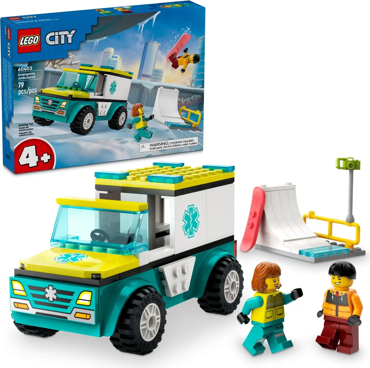 LEGO City 60403 Emergency Ambulance set, image 2