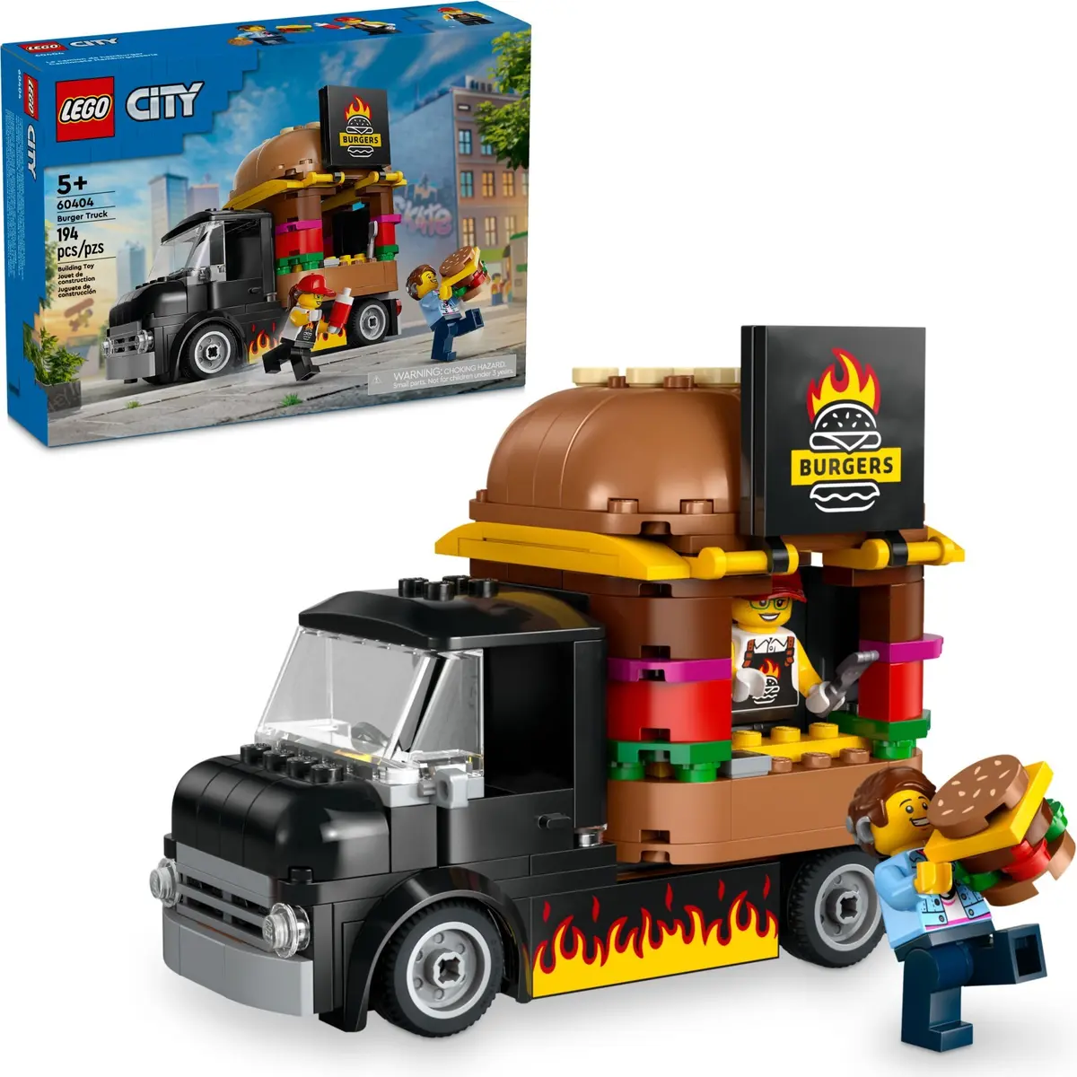 LEGO City 60404 Burger Truck set, image 2