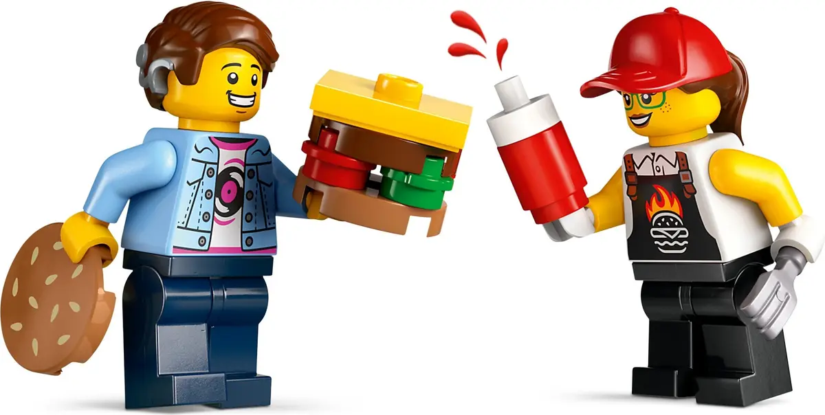 LEGO City 60404 Burger Truck set, image 5