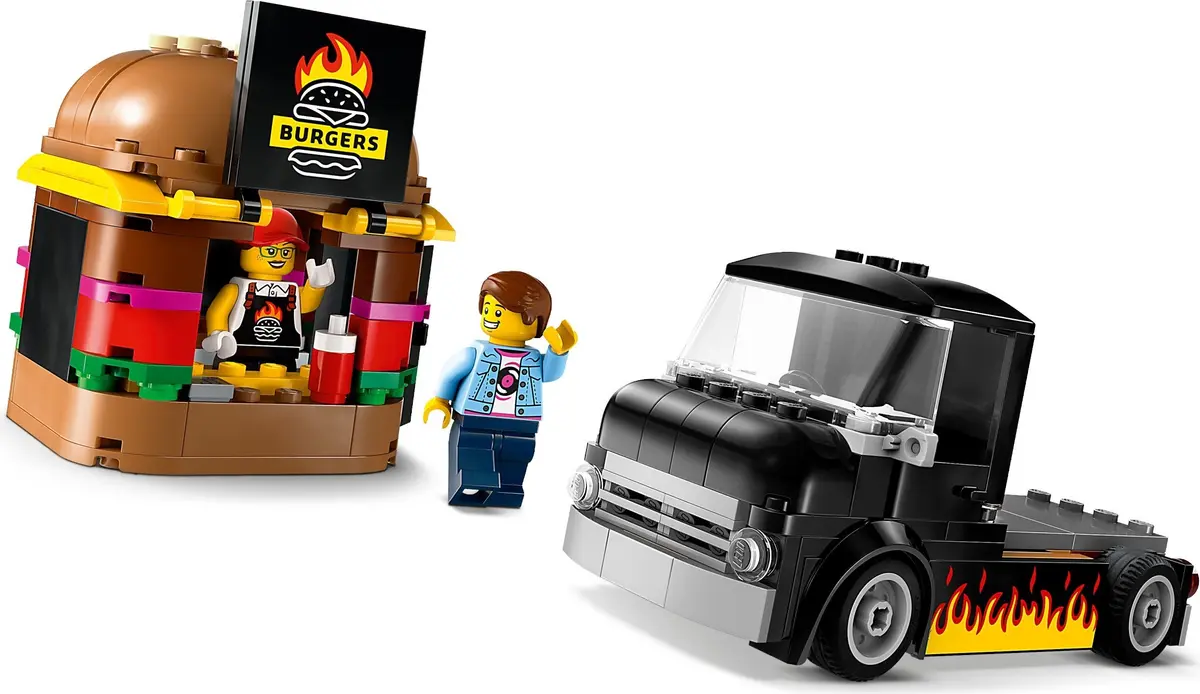 LEGO City 60404 Burger Truck set, image 3