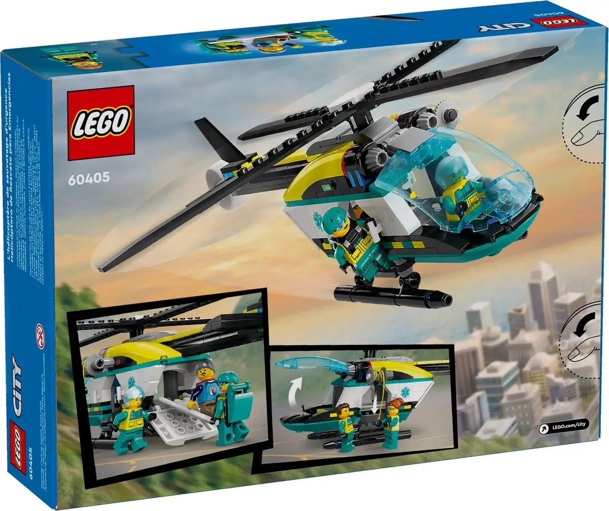 LEGO City 60405 Emergency Rescue Helicopter set, image 7