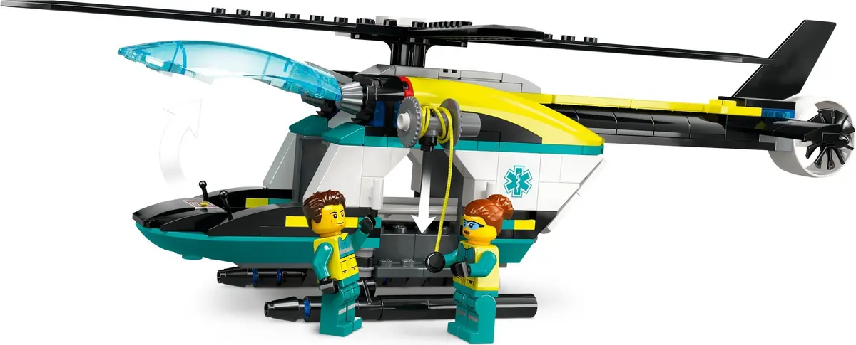 LEGO City 60405 Emergency Rescue Helicopter set, image 5