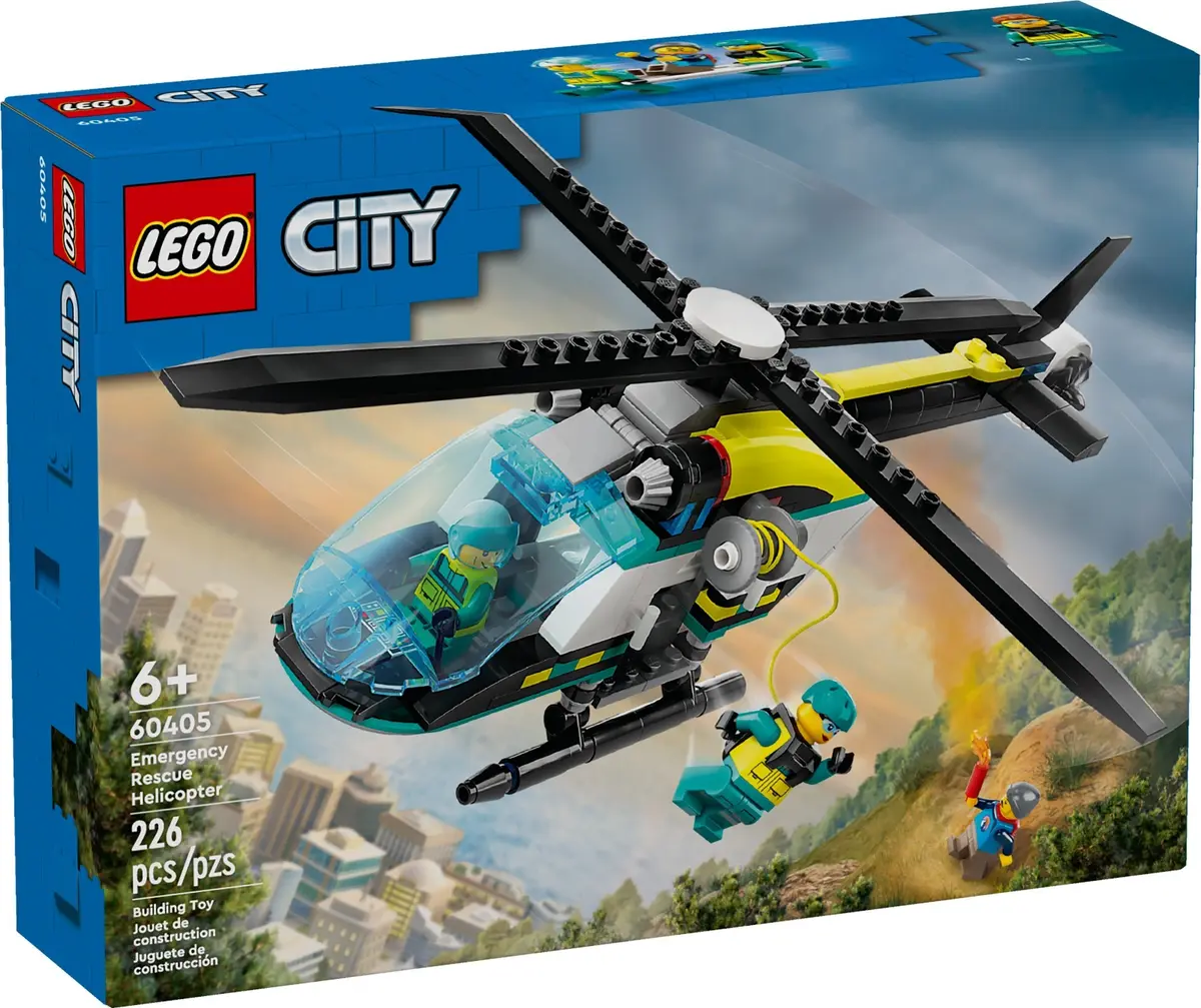 LEGO City 60405 Emergency Rescue Helicopter set, image 2