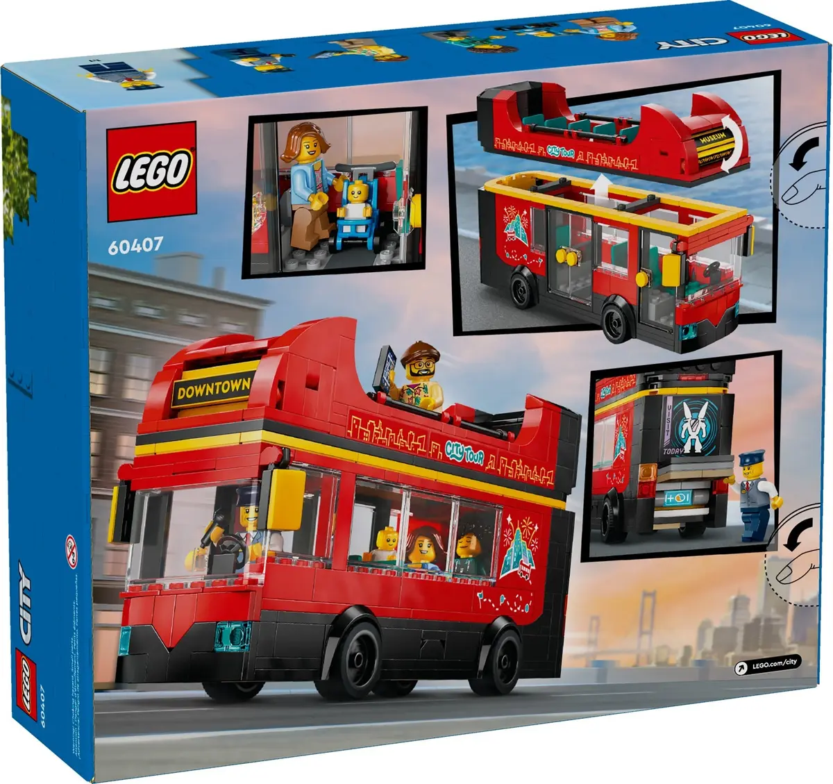 LEGO City 60407 Double-Decker Sightseeing Bus set, image 7