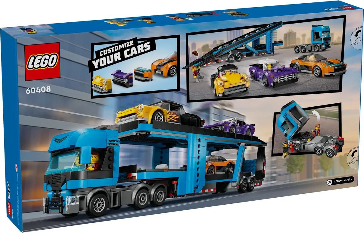 LEGO City 60408 Car Transporter set, image 6