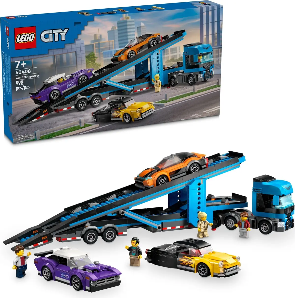 LEGO City 60408 Car Transporter set, image 7