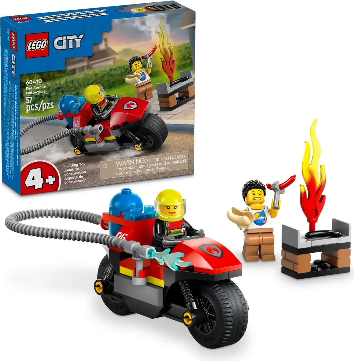 LEGO City 60410 Fire Rescue Motorcycle set, image 2